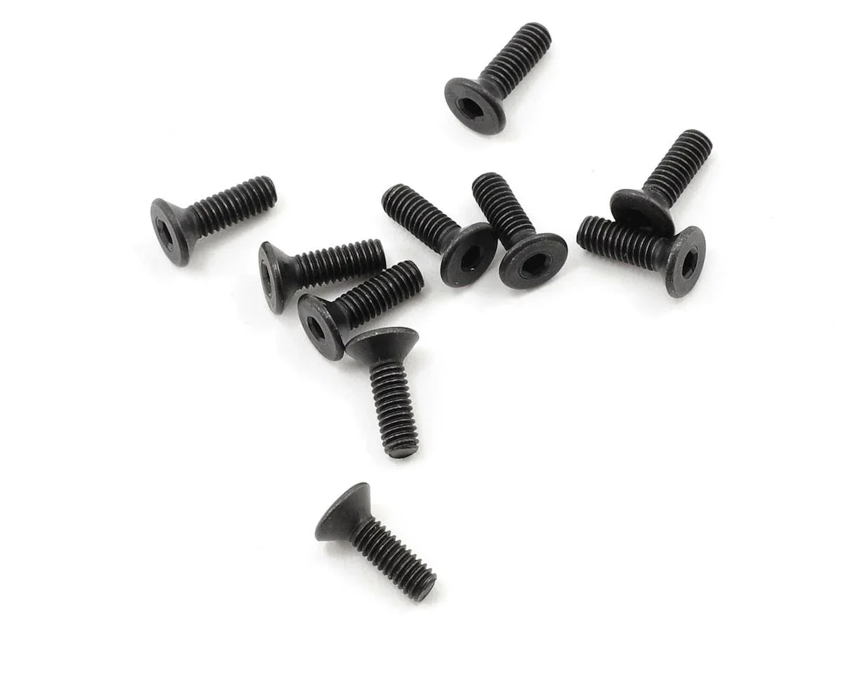 ProTek RC 2.5x8mm "High Strength" Flat Head Screws (10) - PTK-H-2102