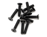 ProTek RC 2.5x12mm "High Strength" Flat Head Screws (10) - PTK-H-2104