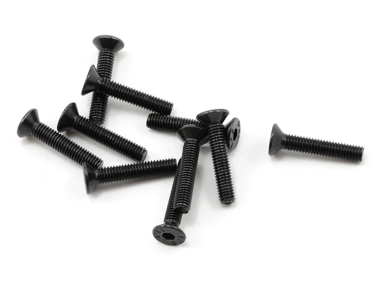 ProTek RC 3x16mm "High Strength" Flat Head Screws (10) - PTK-H-2207