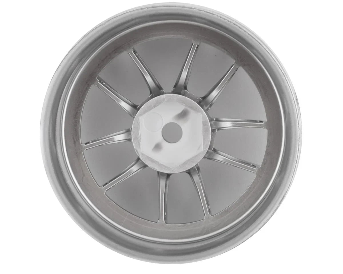 RC Art SSR Reiner Type 10S 5-Split Spoke Drift Wheels (Matte Silver) (2) (6mm Offset) w/12mm Hex - RCA-ART-WW-0306MS