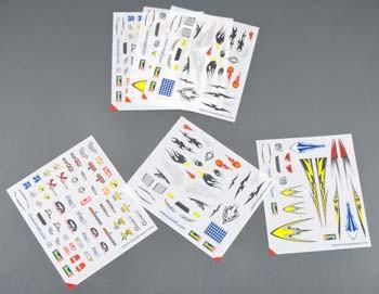 Peel & Stick Decal D-F Assortment #2 (6)