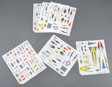 Peel & Stick Decal D-F Assortment #2 (6)