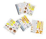 Peel & Stick Decal A-C Asst (6)