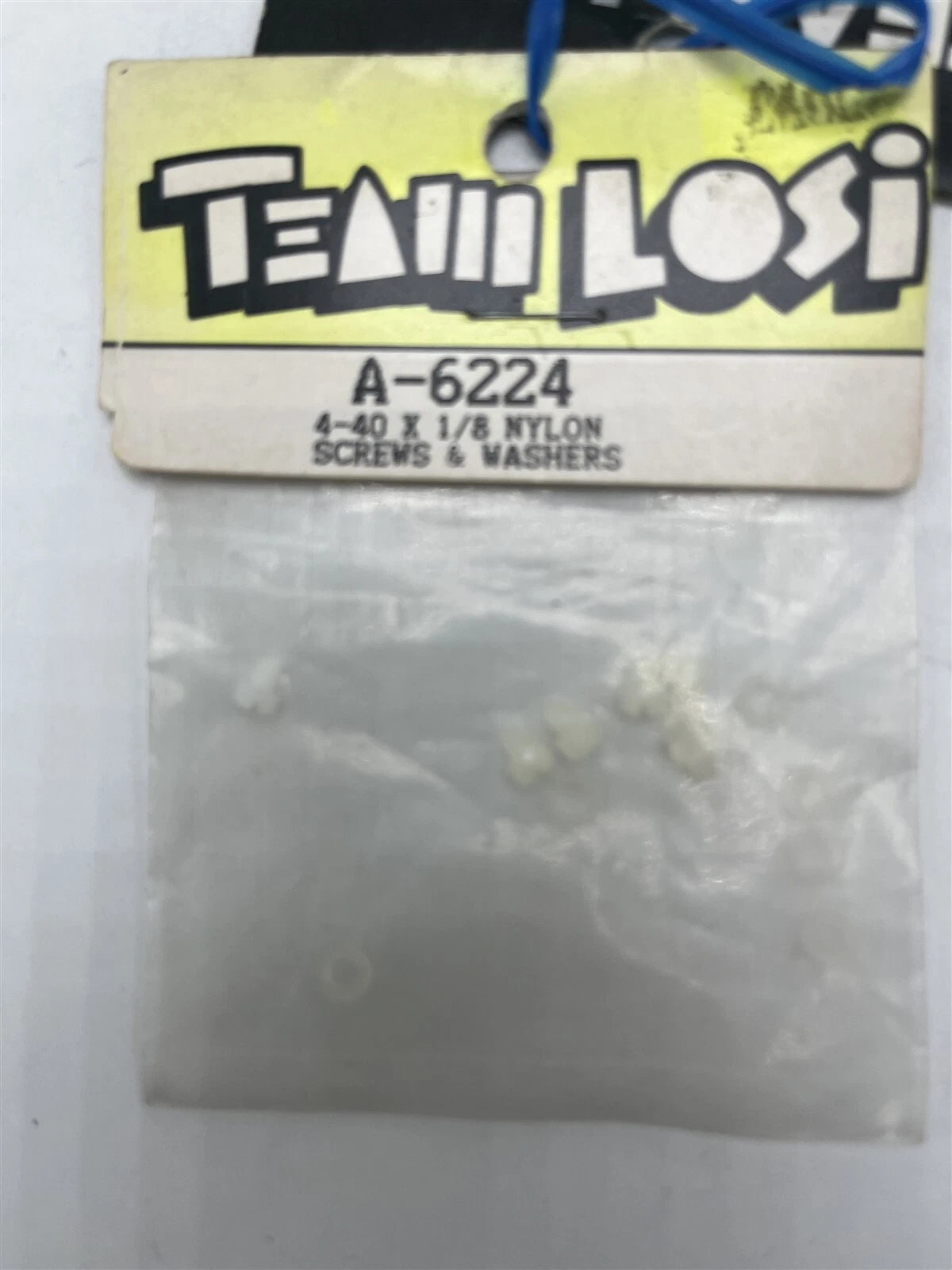 A-6224 4-40 X 1/8 NYLON SCREWS & WASHERS