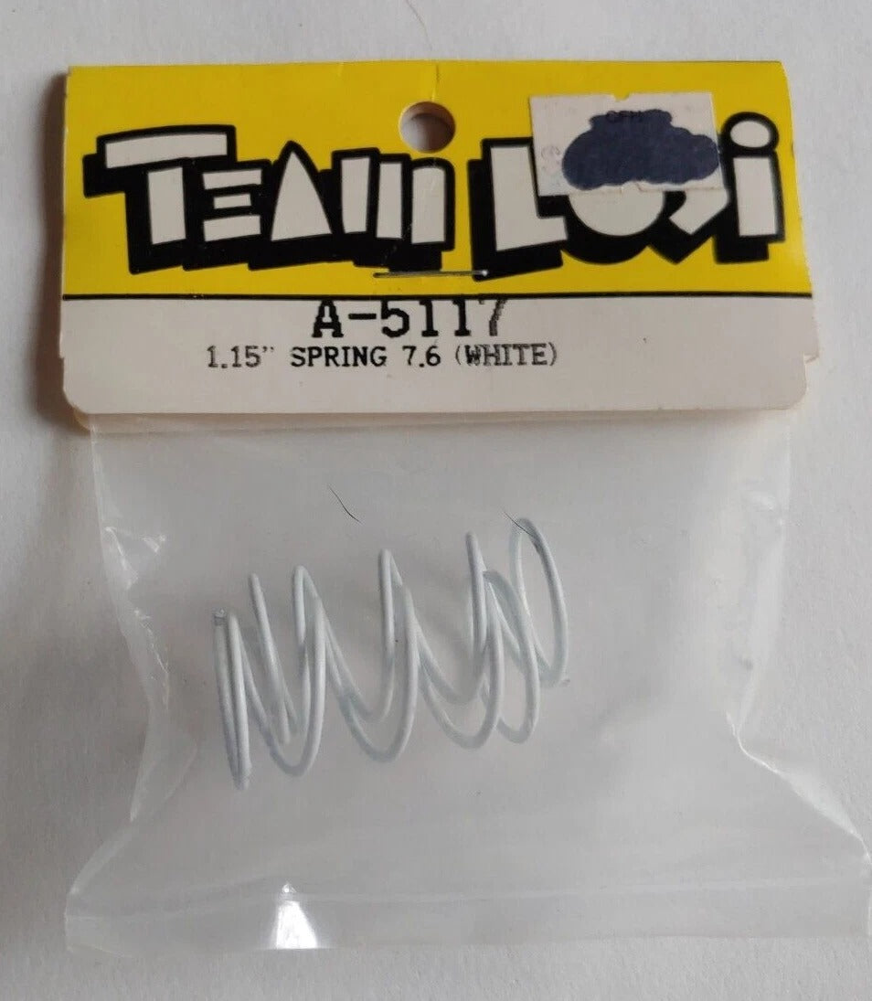 #LOSA5117 1.15" Spring, 7.6 Rate,White