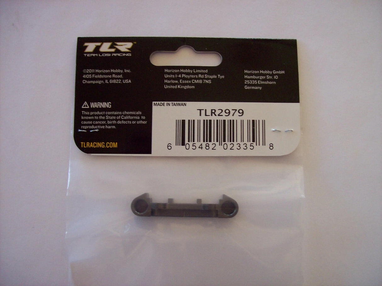 #TLR2979 Toe Plate, Aluminum, 3.5 Degree, HRC : 22