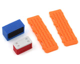 Scale By Chris 1/24 Scale Combo Pack 2 w/Blue Tool Box, Red Ice Chest, Orange Sand Ramps - SBCS24B