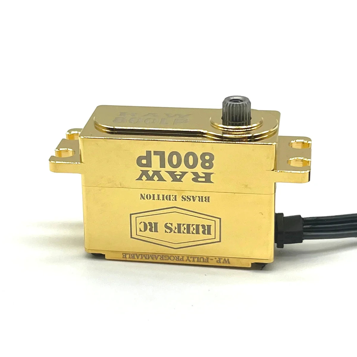 Reef's RC - RAW800LP Brass Edition, Fully Programmable, Brushless Low Profile Servo - SEHREEFS160