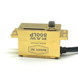 Reef's RC - RAW800LP Brass Edition, Fully Programmable, Brushless Low Profile Servo - SEHREEFS160