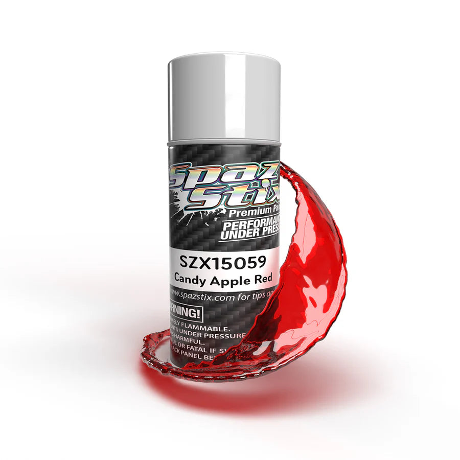 Spaz Stix Candy Apple Red Aerosol Paint, 3.5oz Can
