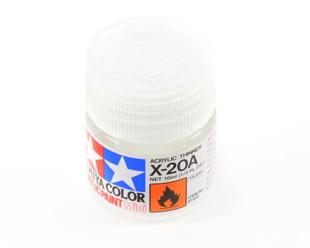 Tamiya X-20A Acrylic Paint Thinner (10ml) - TAM81520
