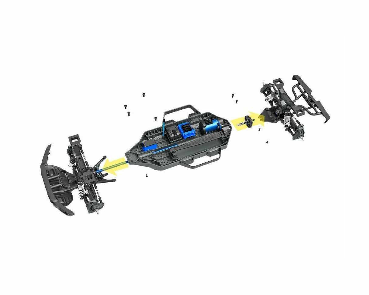 Ford Raptor R: 4X4 VXL 1/10 Scale 4X4 Brushless Replica Truck TRX-101076-4