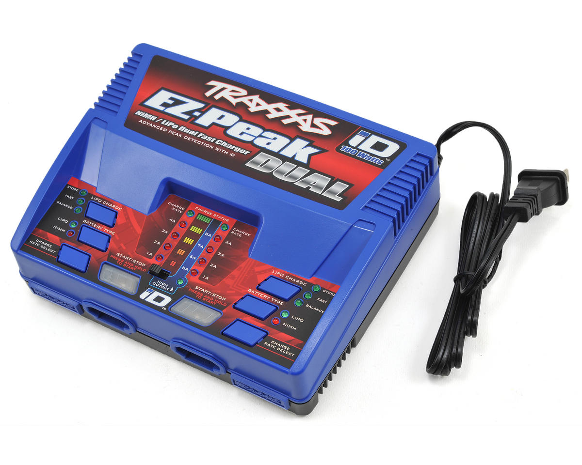Traxxas EZ-Peak Dual Multi-Chemistry Battery Charger w/Auto iD 3S/8A/100W - TRA2972