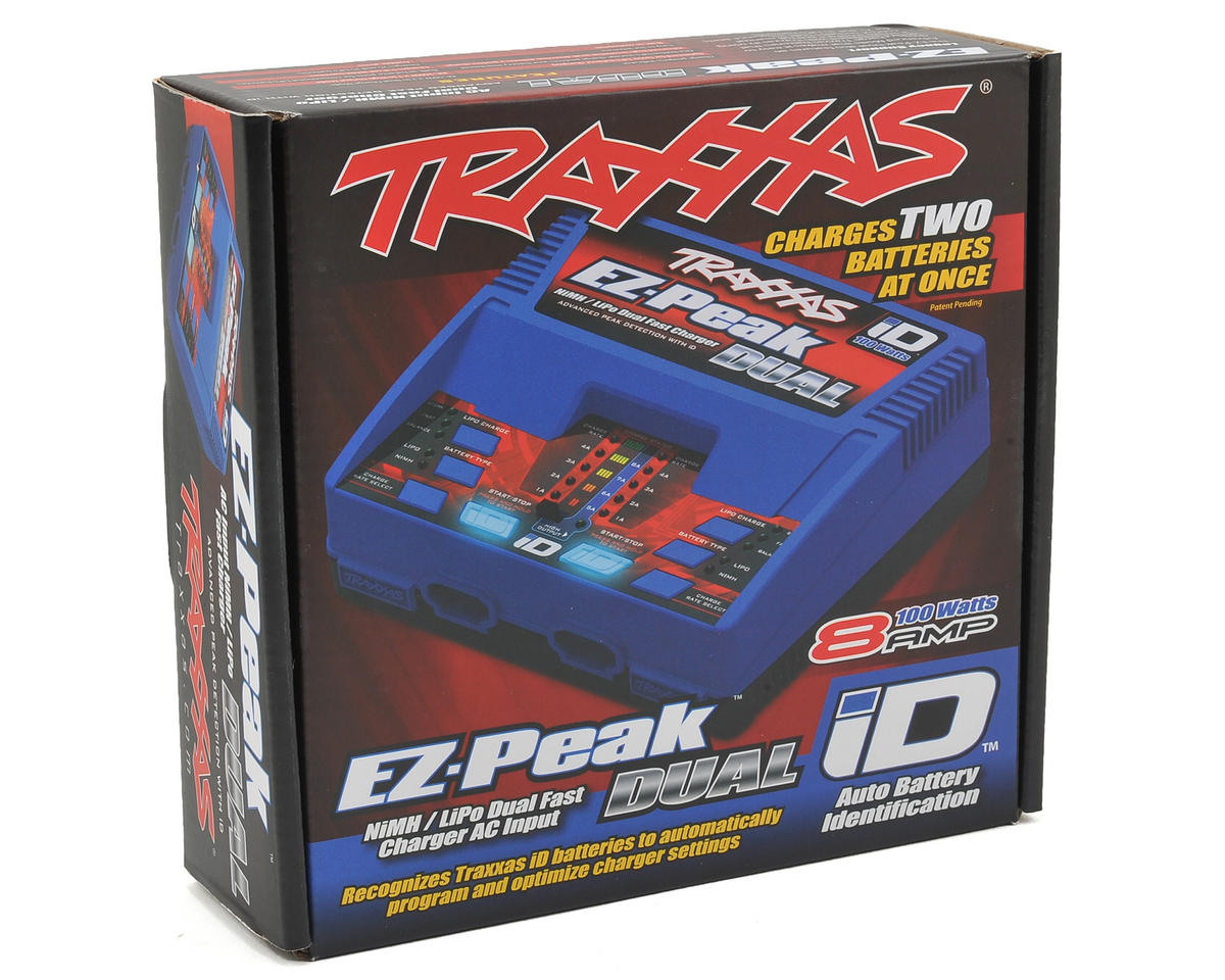 Traxxas EZ-Peak Dual Multi-Chemistry Battery Charger w/Auto iD 3S/8A/100W - TRA2972