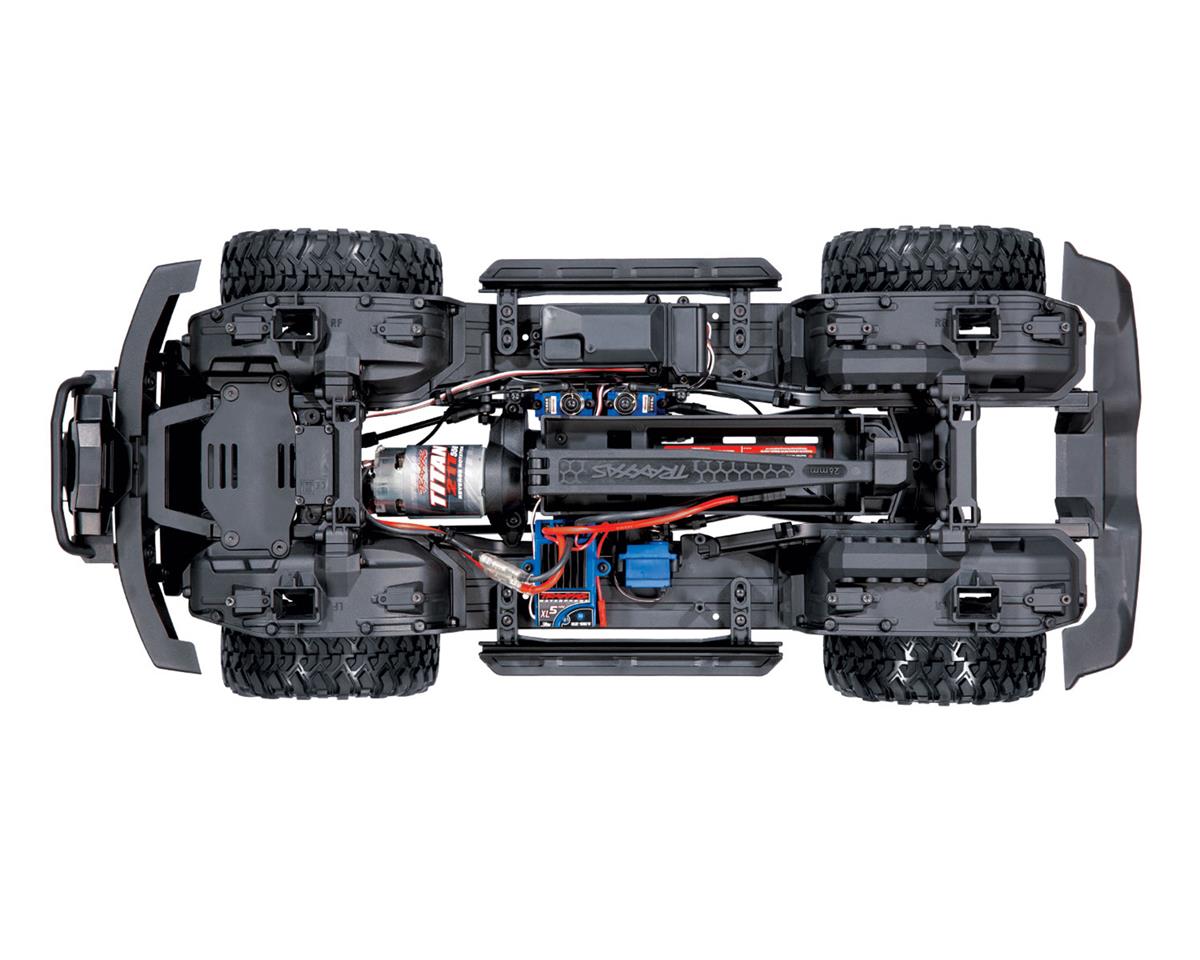 Traxxas - TRX-4 1/10 Trail Crawler Truck w/2021 Ford Bronco Body (Velocity Blue) & TQi 2.4GHz Radio