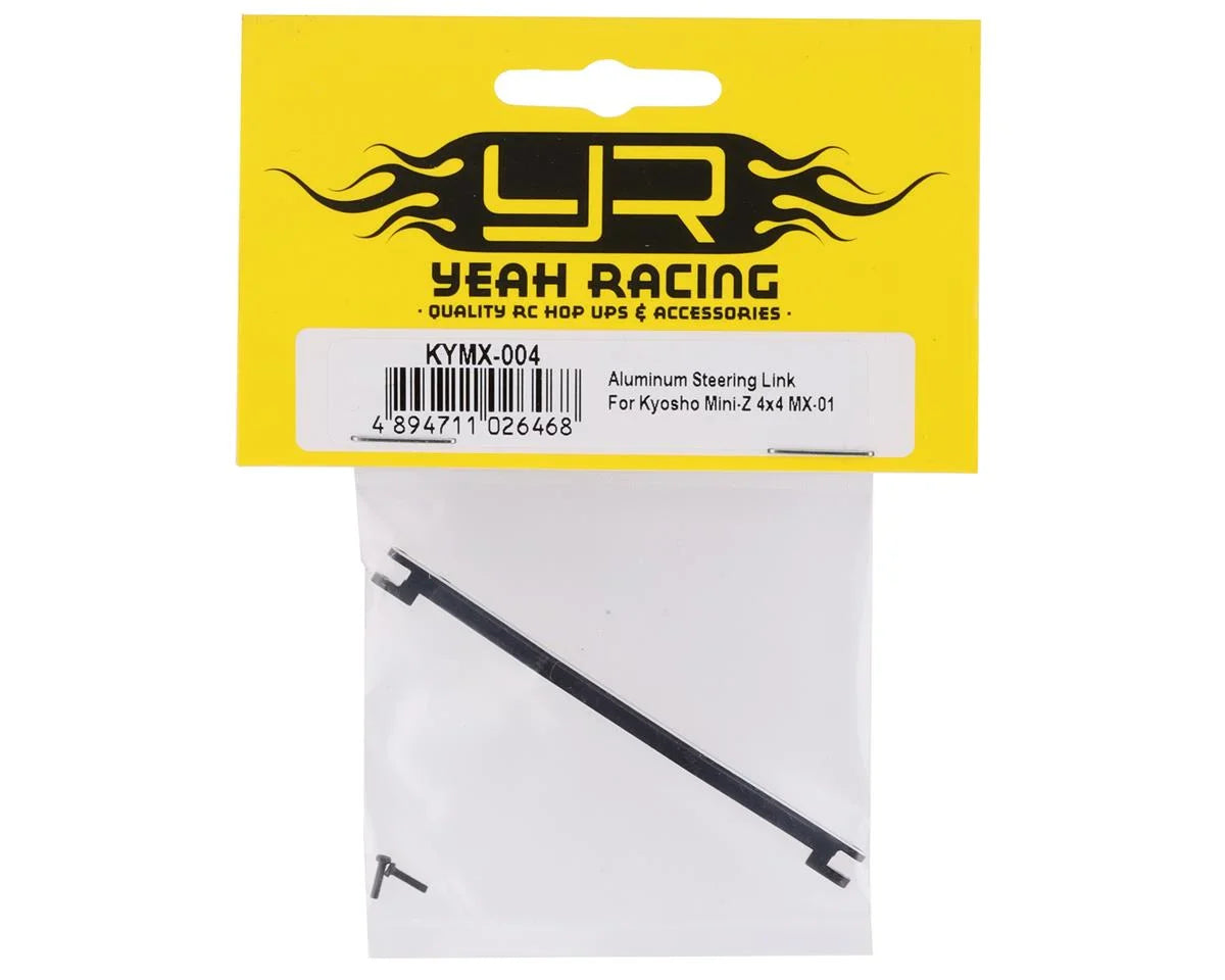 Yeah Racing Kyosho MX-01 Aluminum Steering Linkage (Black) - YEA-KYMX-004