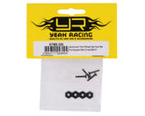 Yeah Racing Kyosho MX-01 7mm Aluminum Wheel Hexes w/Pins (Black) (4) - YEA-KYMX-006
