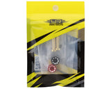 Yeah Racing Heatsink Bullet Plug Grips w/4mm Bullets (Black/Red) - YEA-WPT-0159