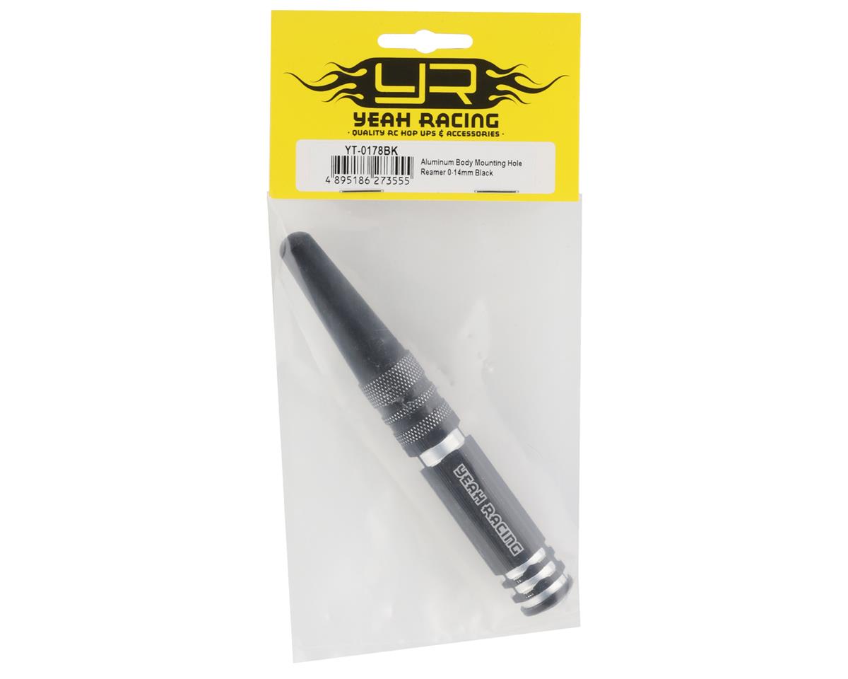 Yeah Racing Aluminum 0-14mm Body Reamer (Black) - YEA-YT-0178BK