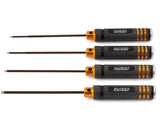 Yeah Racing Metric Hex Driver Set (4) (1.5, 2.0, 2.5, 3.0mm) - YEA-YT-0187