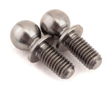 Yokomo BD9 2019 High Precision Titanium Rod Ball End (2) (Short Neck) (11.5mm) - YOKRP-101SHSA
