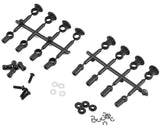 Yokomo YD-2 Super Low Friction Aluminum Big Bore Shock Set (Black) - YOKY2-SBBSA